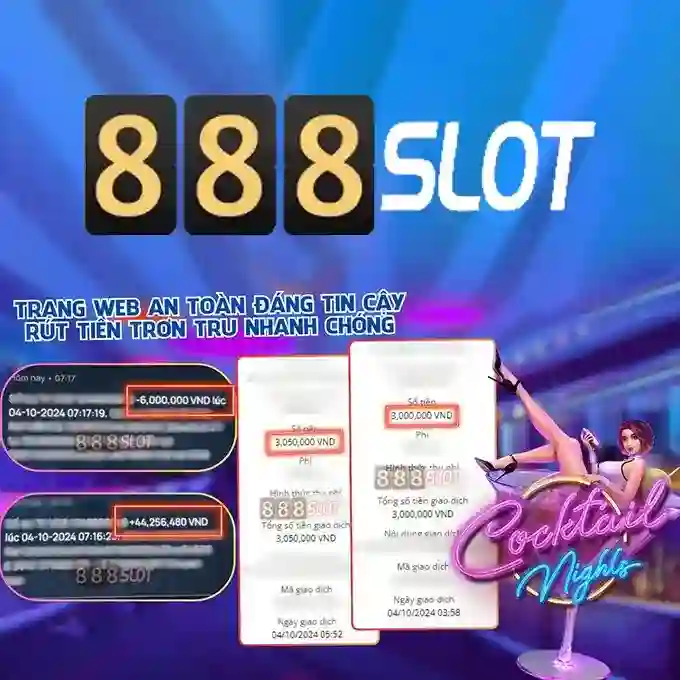 Trải nghiệm slot đỉnh cao 888SLOT